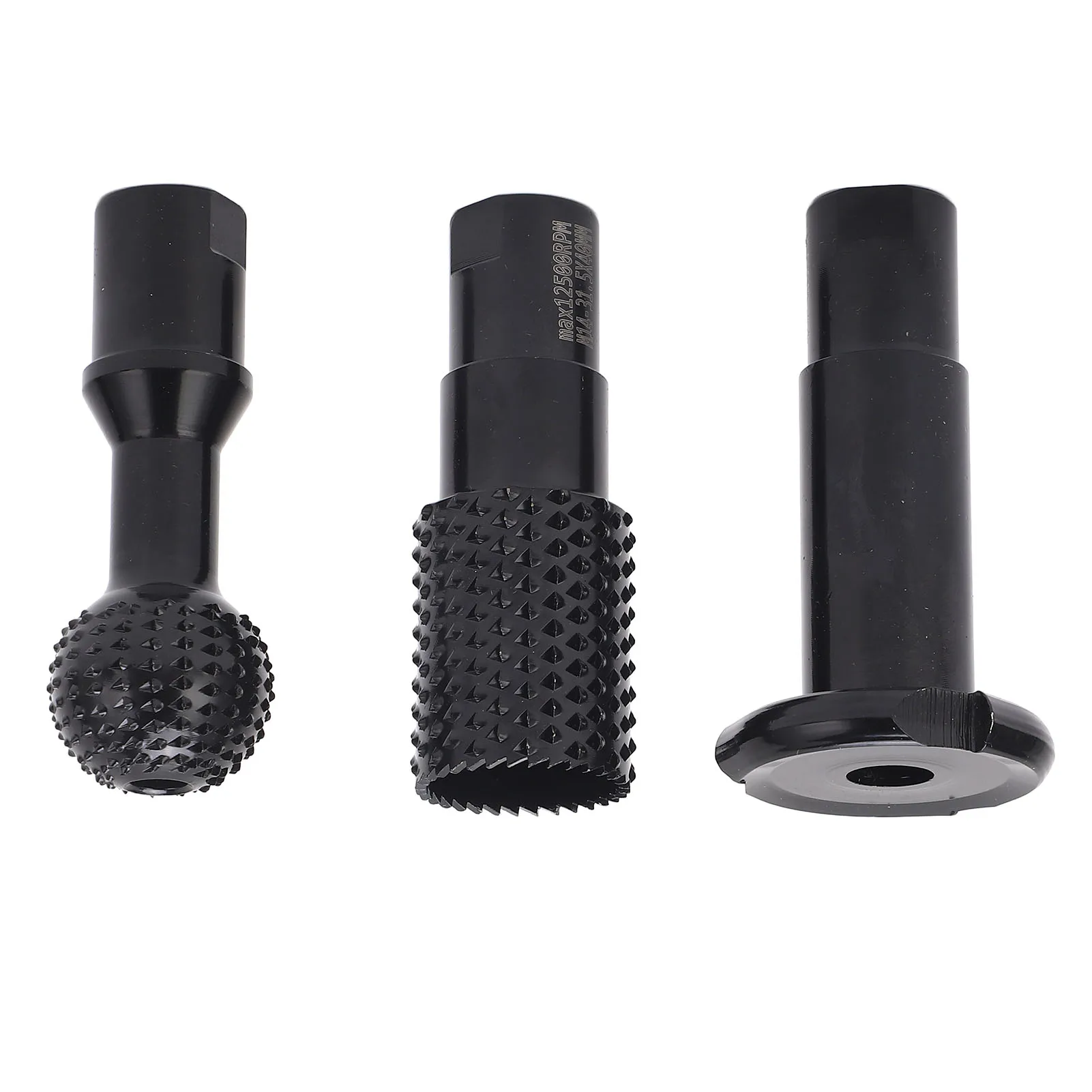 

3Pcs M14 Rotary Burr Set Wood Carving Burrs for 115 125 Type Angle Grinder Rotary File for DIY Craft And Metal Polishing