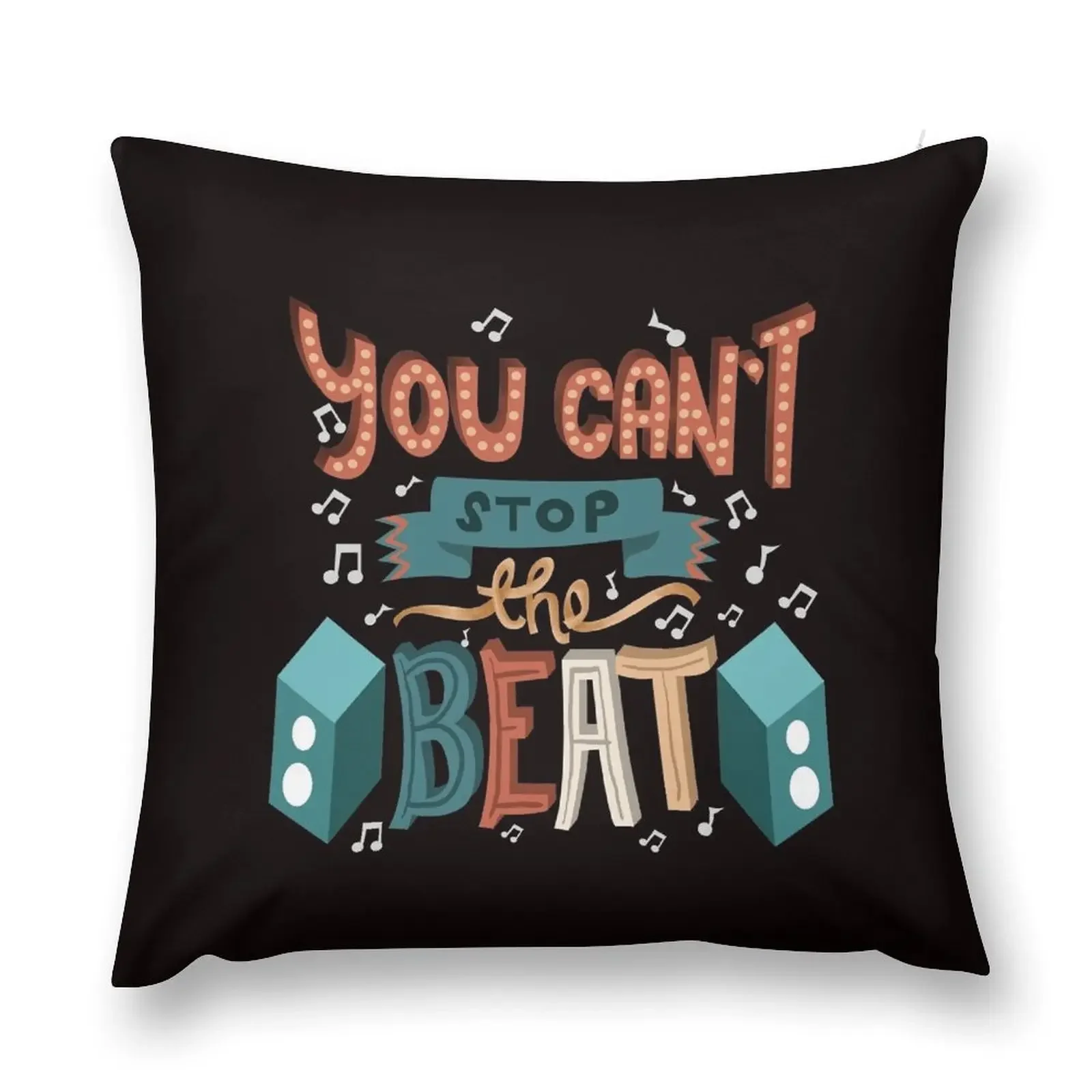 You Can't Stop The Beat - Musical Theatre Throw Pillow bed pillows pillow