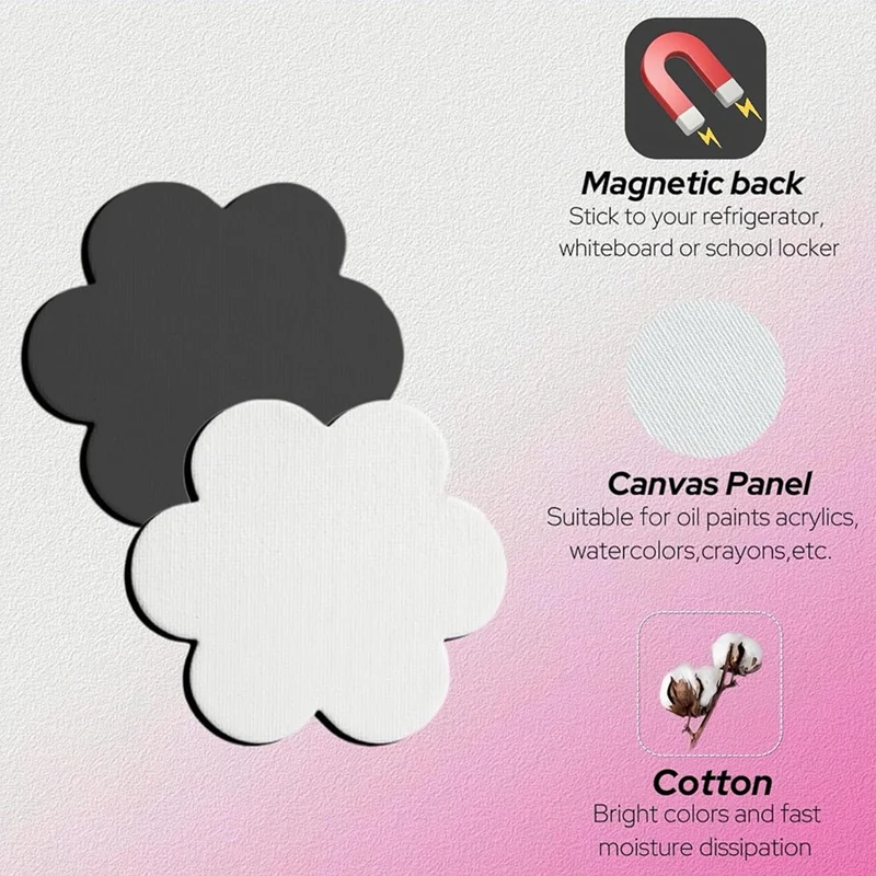 لوحات مغناطيسية بمغناطيس مزخرف ، لوحات زهرية ، مشغولات رسم ، هدايا ، هدايا ذاتية الصنع ، 15: 3 بوصات