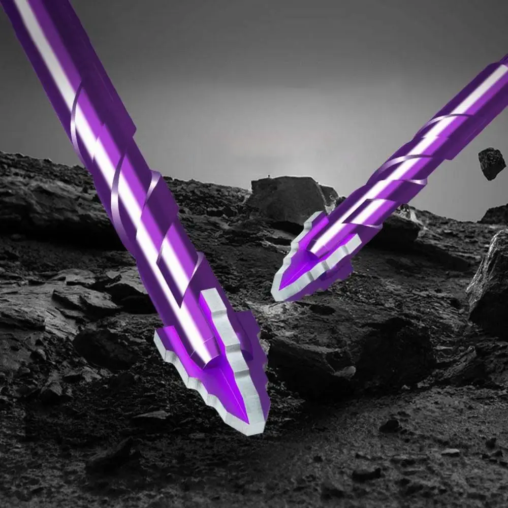 Multifunctionele gereedschapsset met hoge hardheid Staallegering Vierfluit Vierkantige zaagtandboren Excentrisch ontwerp Roestbestendig