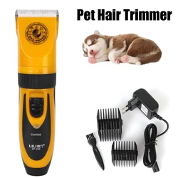 For Rabbit Cat Puppy Grooming Clipper Cutter Pet Hair Clipper Electric Scissors Haircut Trimmer Shaver Set Ceramic Blade
