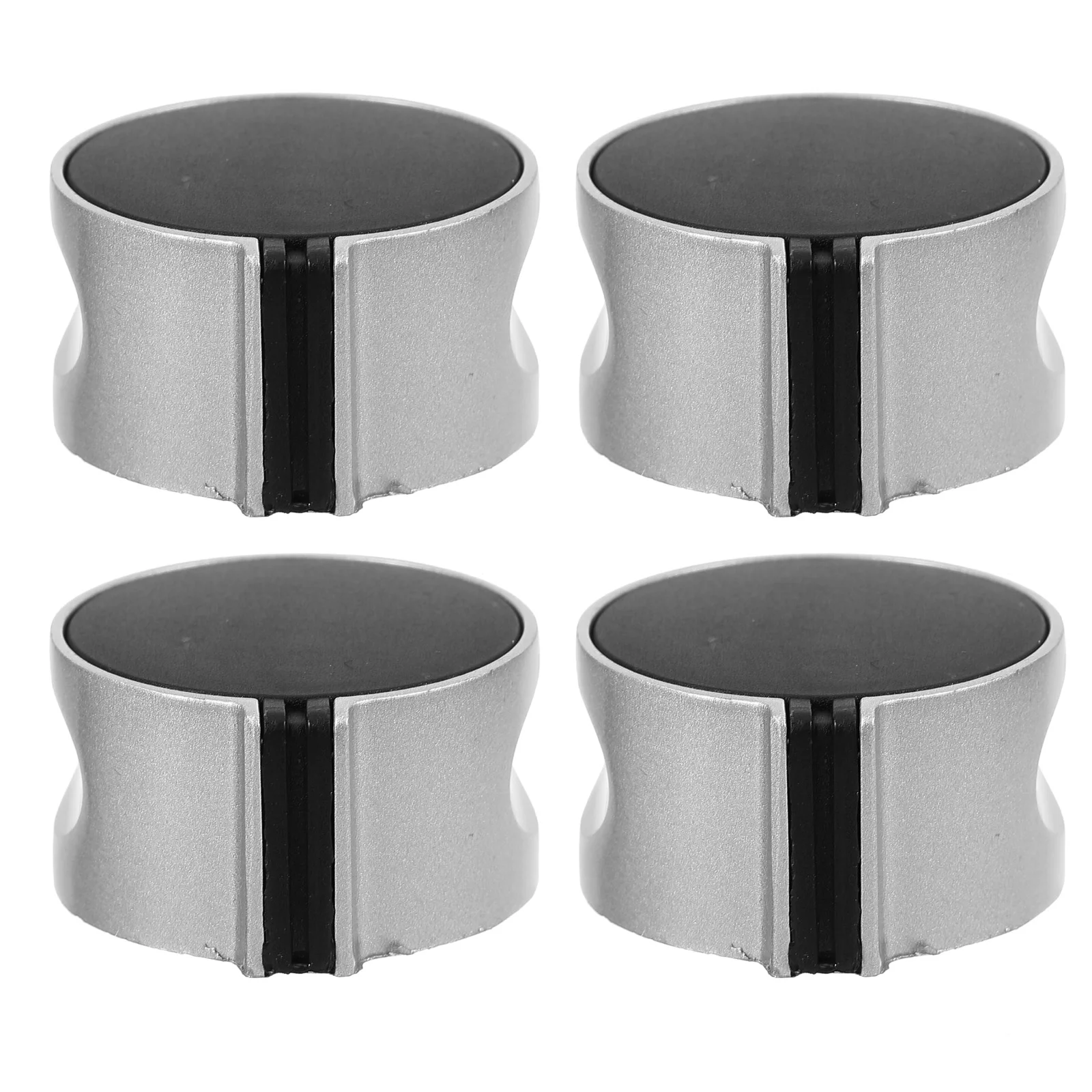 

4 Pcs Gas Stove Knob Range Control Knobs Burner Oven Round Zinc Alloy Replacements