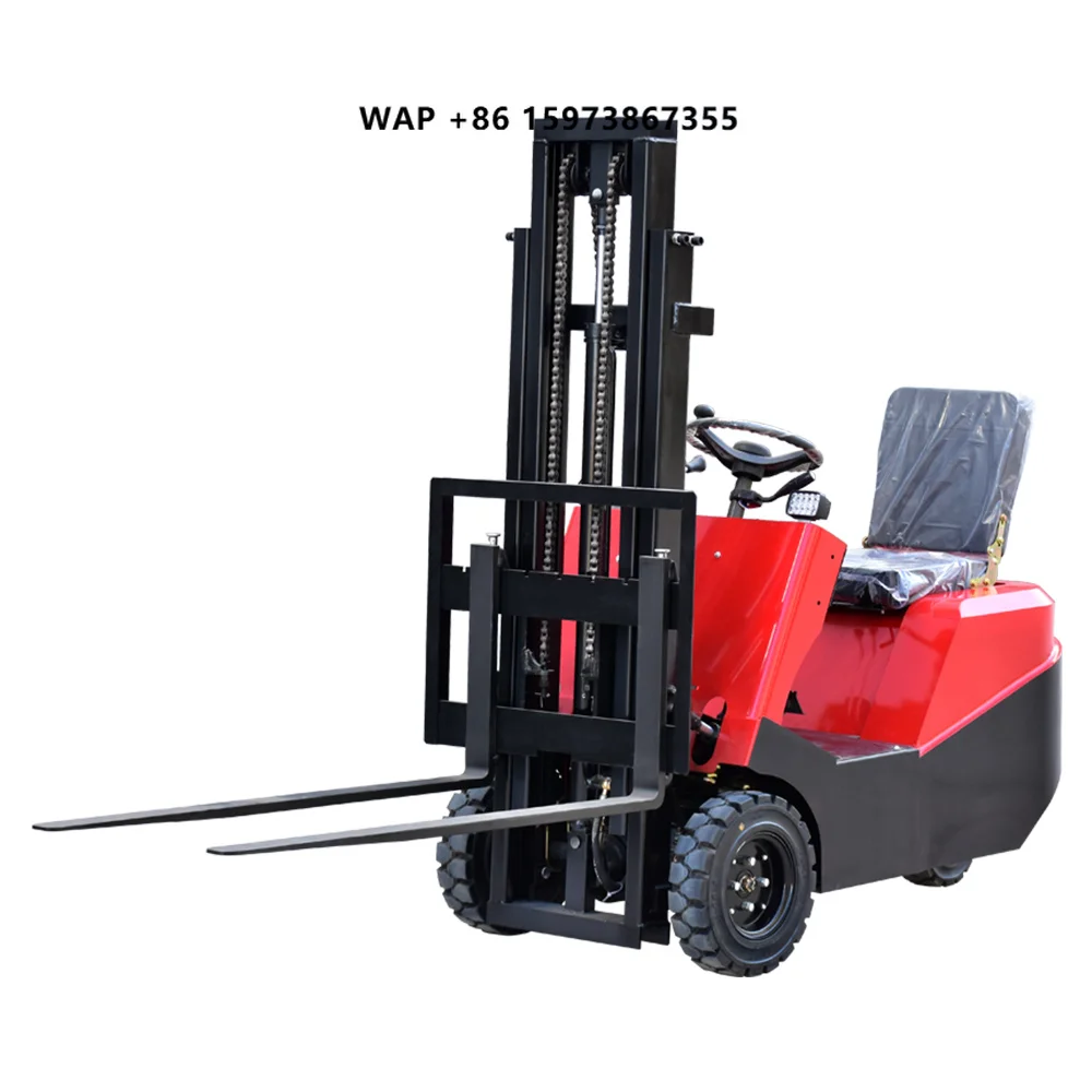 Factory Direct Mini Electric Forklift 500kg-1.5 Ton Lifting Height 3000-7000mm Lead-Acid Battery Solid Tire Seated Forklift