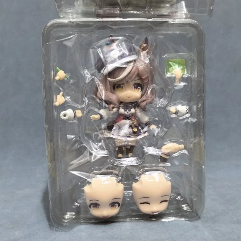 New 10cm Pretty Derby Shine Beautiful Girl Q Version Nendoroid #2412 Poetry Drama Action Figure For Friends Gifts Boxed Figure