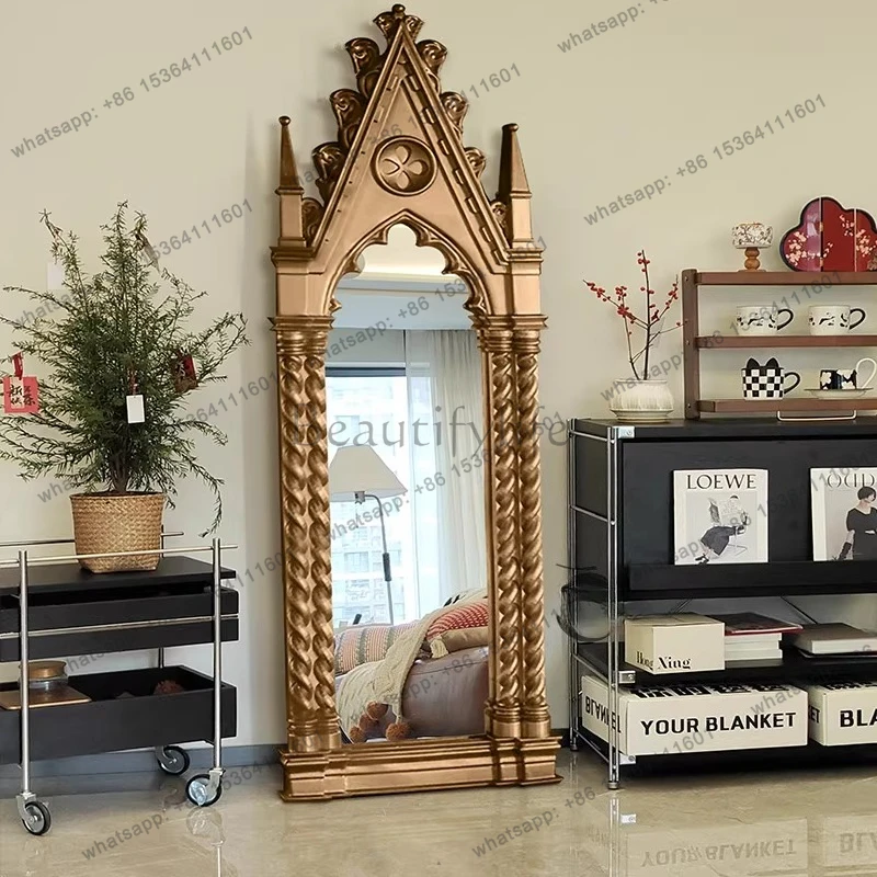 Optical Sight Bedroom Decoration Street Mailbox Shelf Wall Adhesive Mirrors Rifle Scope Optical Decorative Wall Mirror Miroir