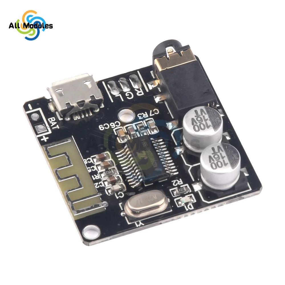 10PCS VHM-314 Bluetooth Audio Receiver Board Bluetooth 5.0 MP3 Lossless Decoder Board Wireless Stereo Music Module