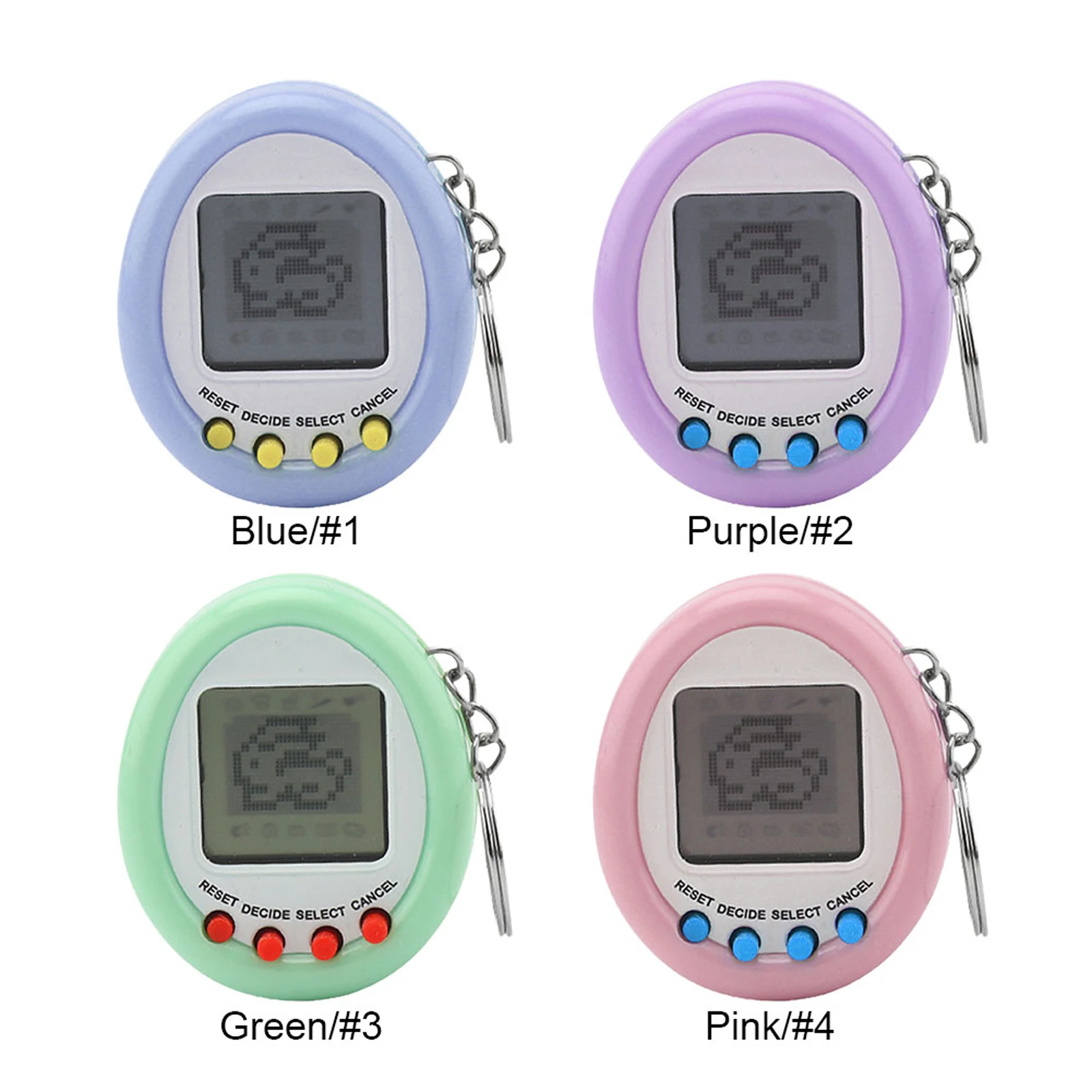 Juego electrónico de mascotas, juguetes nostálgicos para mascotas, llavero Vintage de los años 90, adorno, juguetes, regalo para niños, fiesta navideña