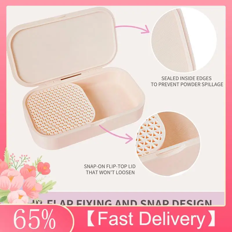 ~Latest Model For Polymer Clay, Non-Stick Tool-Cornstarch-Tapper Box Leak-Proof Snap-Lock Powder Container For Polymer Clay Cutt