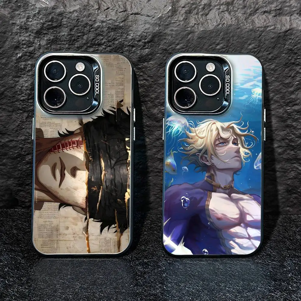 

D-Record of Ragnarok Anime Phone Case For iPhone 17,16,15,14,13,12,Pro MAX Black Matte Shockproof Cover
