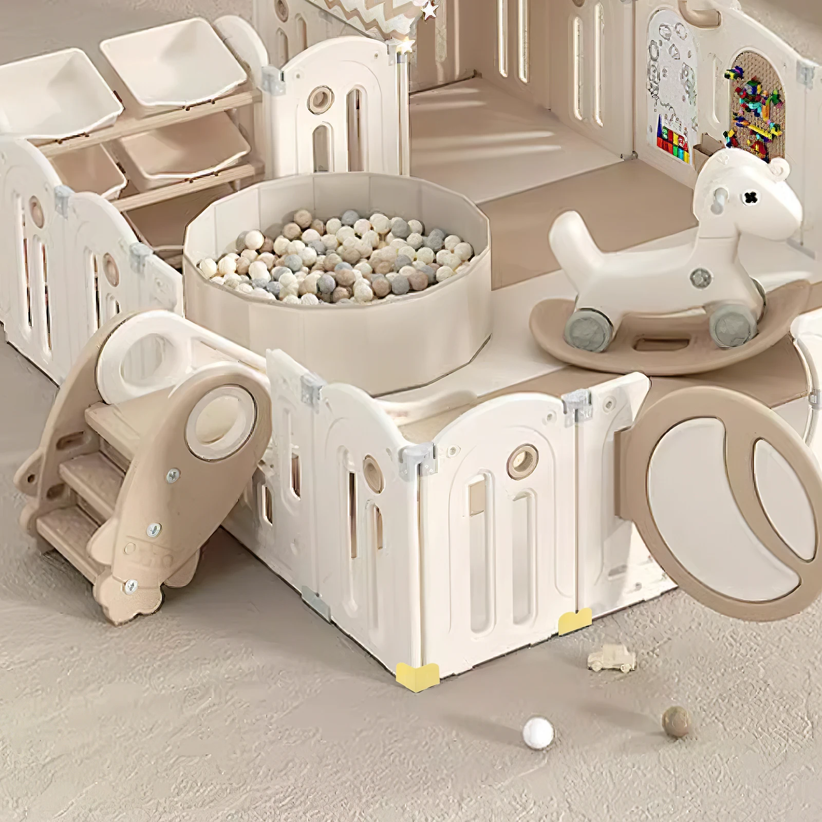 2 قطعة روضة مضادة للانزلاق مثبت قاعدة بلاستيكية دعم قدم سهلة التركيب طويلة الأمد قوية آمنة روضة اللعب الملحقات