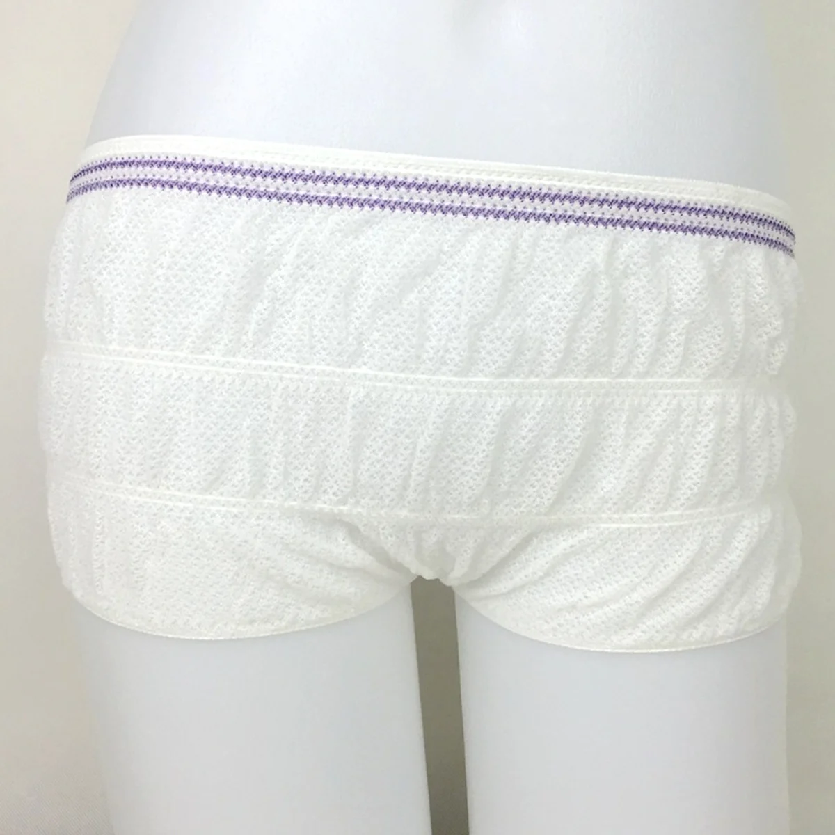 

2Pcs Urine Diaper Holders for Elderly Mesh Briefs with Soft Support Breathable Incontinence Underwear for Old Man Woman