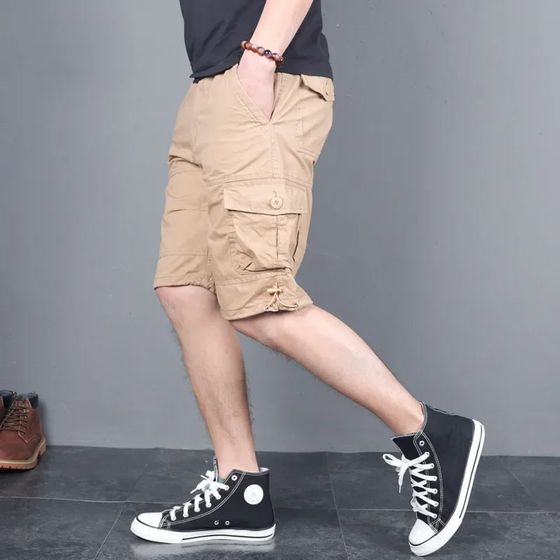 MRMT 2026 Brand Men's Cargo Shorts Fashion Leisure Short Pant for Male Loose Multi-pocket Tooling Men 7-inch Cargo Shorts Pants