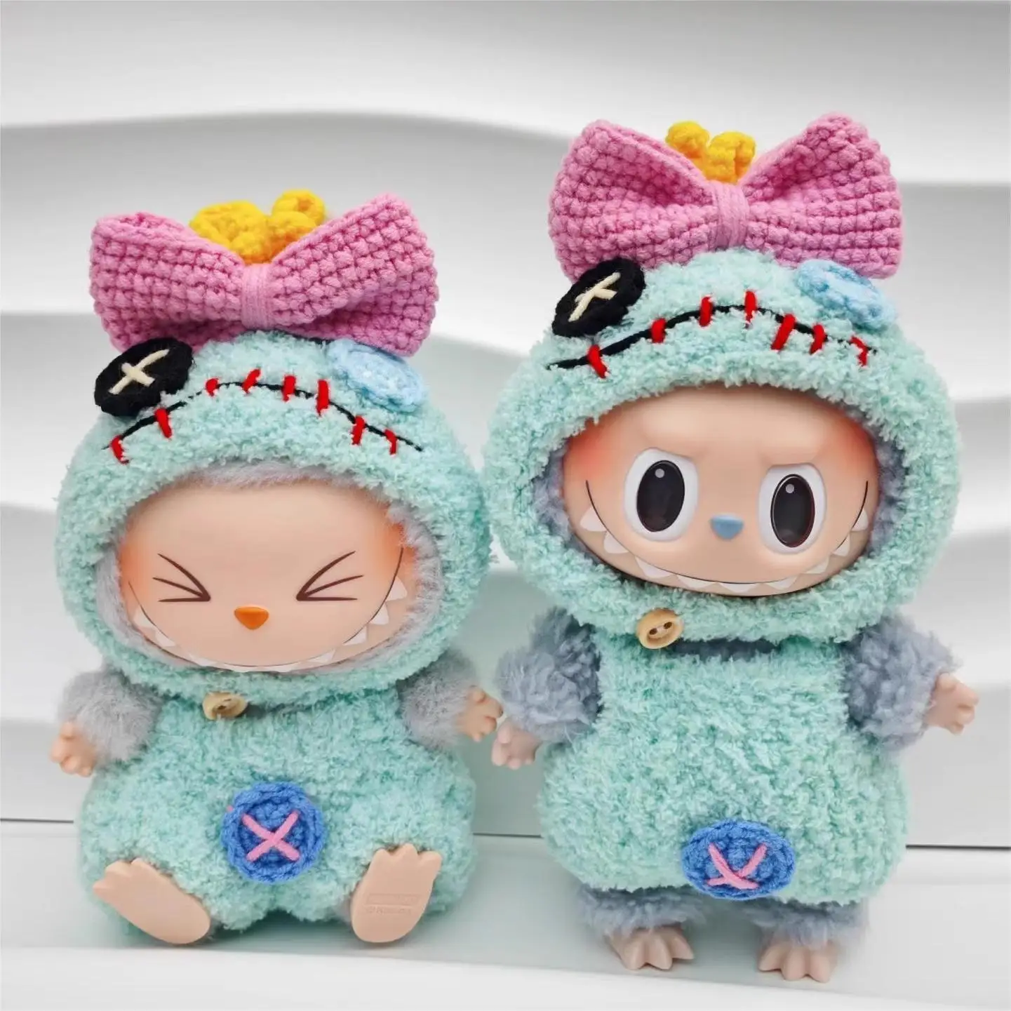 

17cm Kawaii Labubu Doll Clothes Accessories Set DIY Mini Dolls Clothing Girl Gift