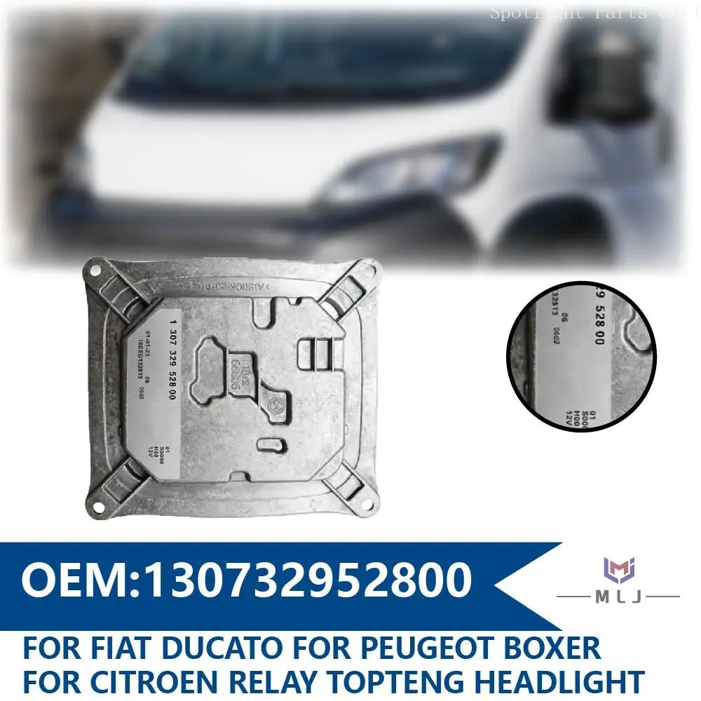 

For Peugeot Boxer For Fiat Ducato For Citroen RelayTopteng OE 130732952800 Headlight LED DRL Control Module Unit Car Accessories