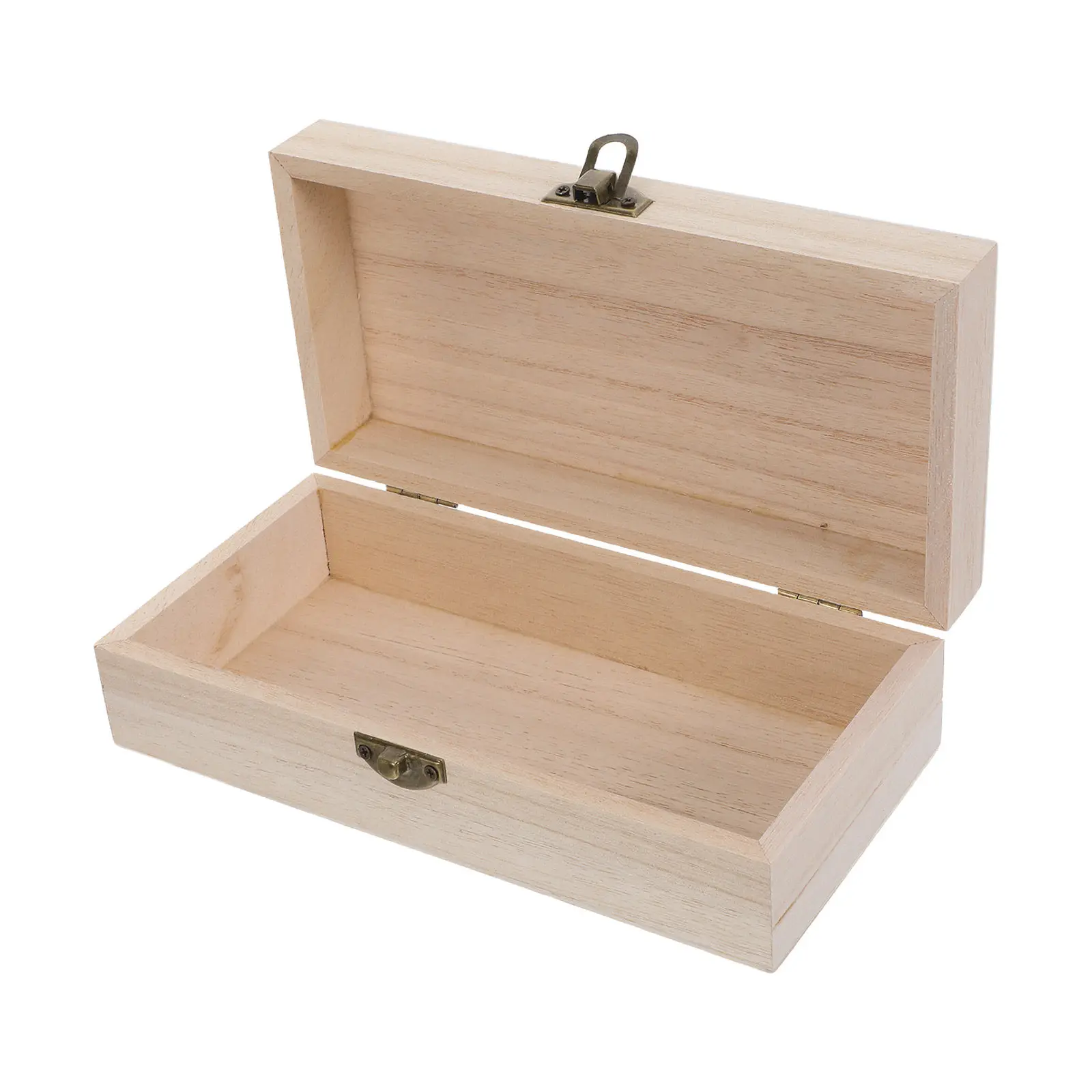 Wooden Tarot Card Holder Box Decorative Keepsake Chest Jewelry Organizer Storage Case Rectangle for Trinket Memory Photo Storage