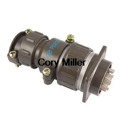 

250 В переменного тока, 25 А, 12-контактный адаптер авиационного круглого разъема Caedw