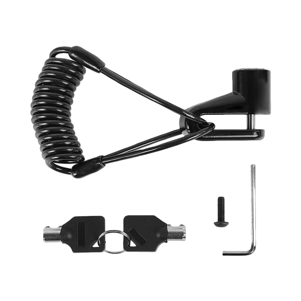 Disc Brake Lock with Steel Wire for Xiaomi Mi3 Mi4 Mi5 5Pro 5Max Electric Scooter Anti-theft Brake Disc Disk Rotor Safety Lock
