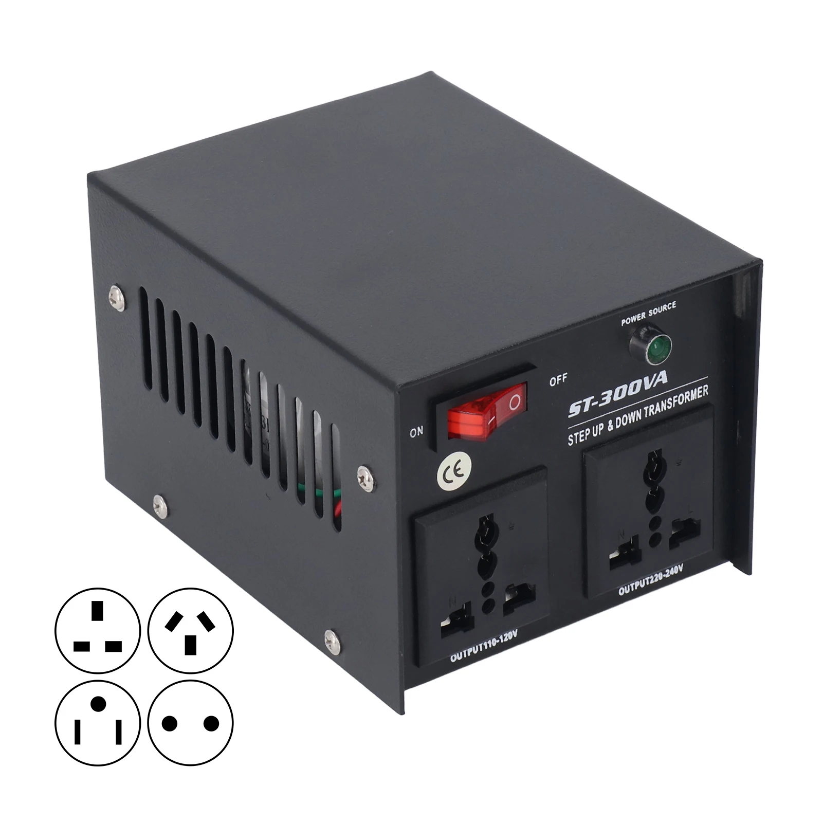 Step Up Buck Transformer 300W Heavy Duty Voltage Converter