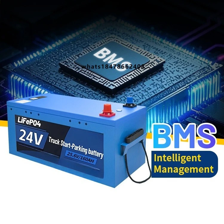 Truck car battery 25.6V 160Ah 280Ah car battery, strong starting performance, lithium battery