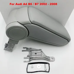 Brand New Black gray beige Armrest Arm Rest Centre Console Made to For Audi A4 B6 / B7 Car