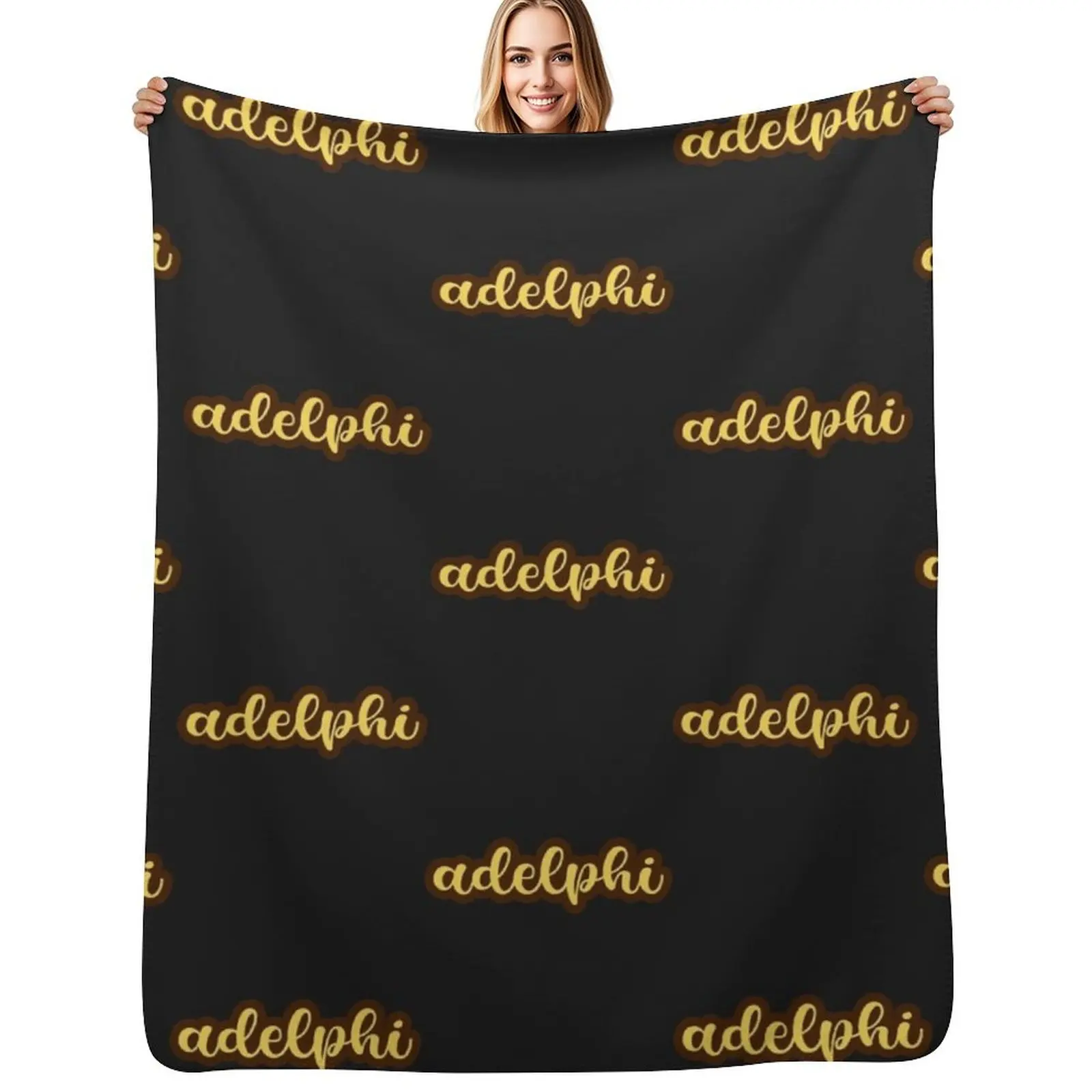 

adelphi script Throw Blanket Hair christmas gifts Blankets For Sofas Fashion Sofas Blankets
