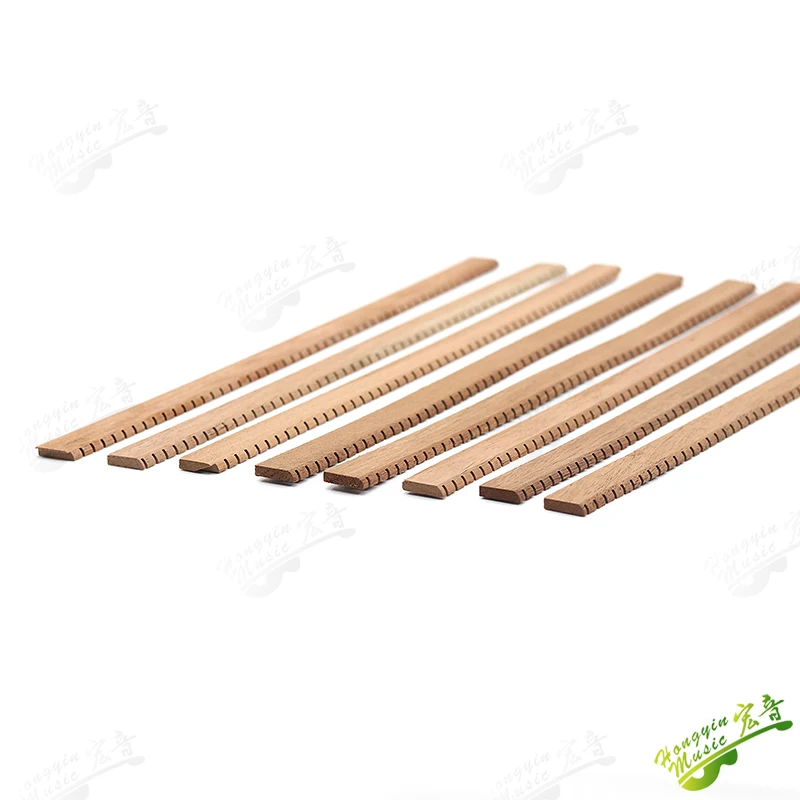 8 Pcs / Set Guitar Binding Strip Inside African mahogany/ Cedar  reverse notching Inlay Lining Guitar Edge Trim