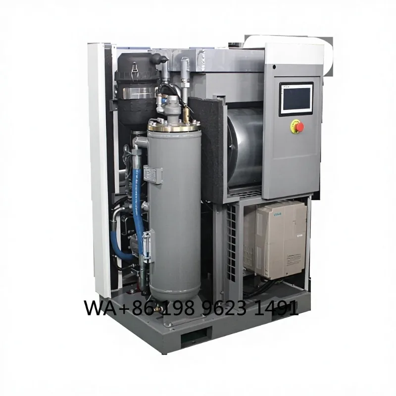 15HP Single Stage Screw Air Compressor Permanent Magnet Variable Frequency Industrial High Efficiency Air Supply Machine