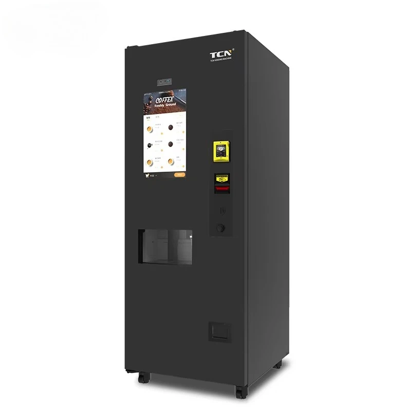 Automated Coffee Vending Machine Commercial Coin Operated Maquina Expendedora De Cafe