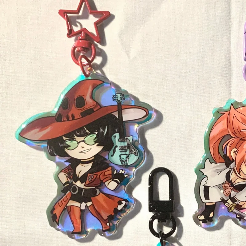 Guilty Gear Strive Bridget Acrylic Keychain Customizable Collectible Anime Game Character Key Ring