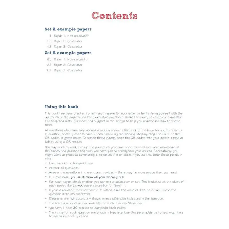 بيرسون مراجعة Edexcel GCSE الرياضيات أوراق الممارسة العالية بالإضافة إلى امتحانات 2025 و2026 جان لينكسي 9781292096315