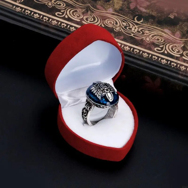 HX6F Red Hearted Wedding Wedding Diamond Rings Box для женских серьгов