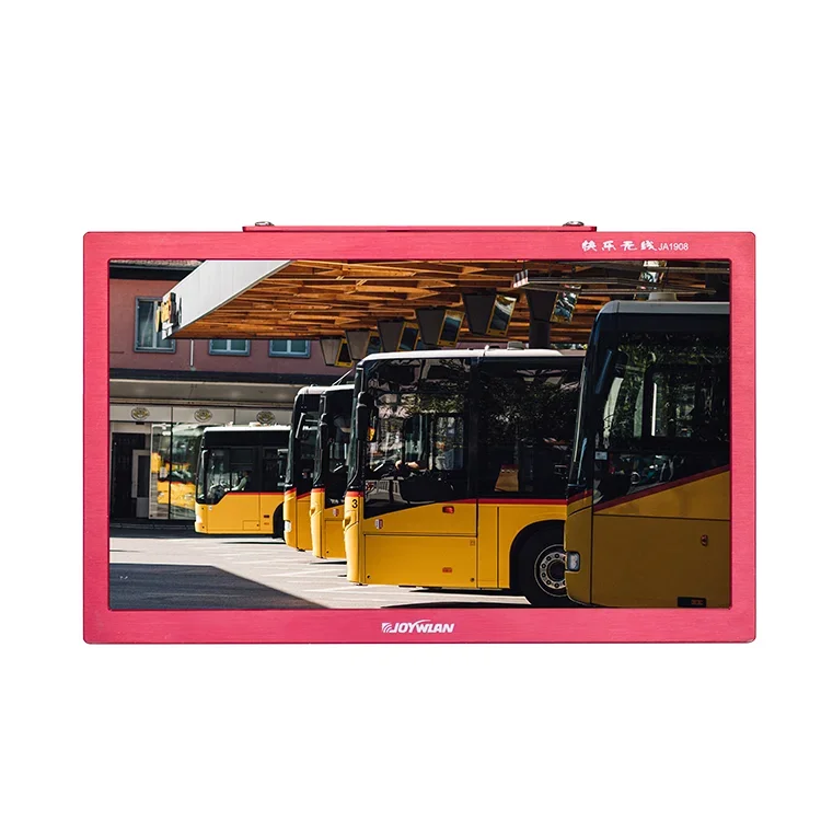 Bus 19inch 24 Inch Foldable LCD Advertisement  VOD Player Smart