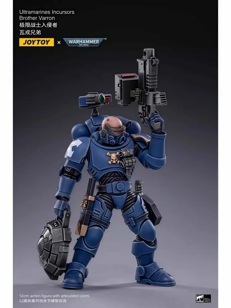 Joytoy Dark Source Warhammer 40k المتطرفة المحارب 1:18 مقياس تحصيل عمل الشكل المحمول الغازي الجندي لتزيين التيار المتناوب/G