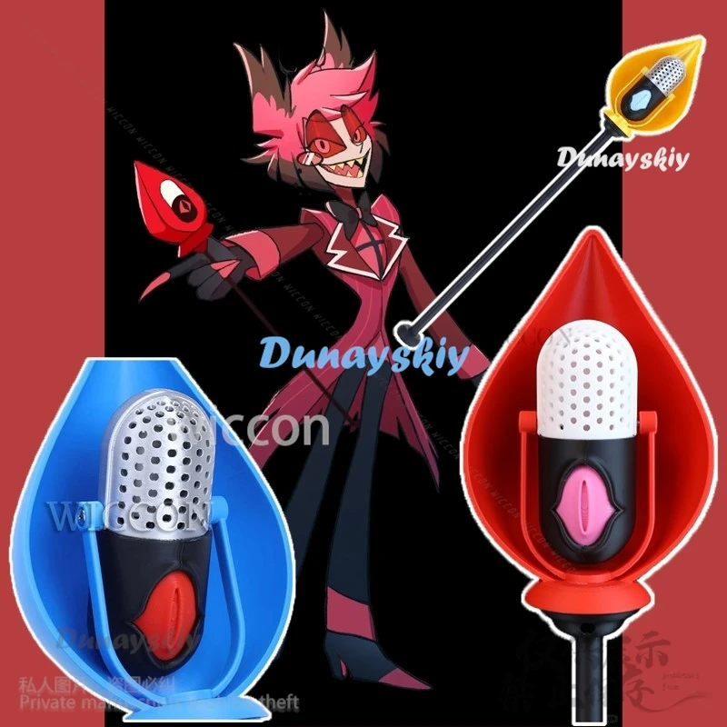 Anime Habin Cosplay Hotel Costume ALASTOR 3D Props Microphones Adult Prop Woman Men Halloween Christmas Gifts Party Customized