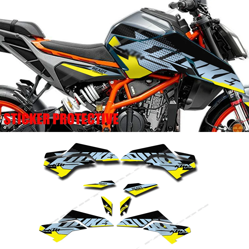 

for KTM 125 250 390 2024 390 Duke Full Graphic Kit Decal Sticker Protective Cool post it notes