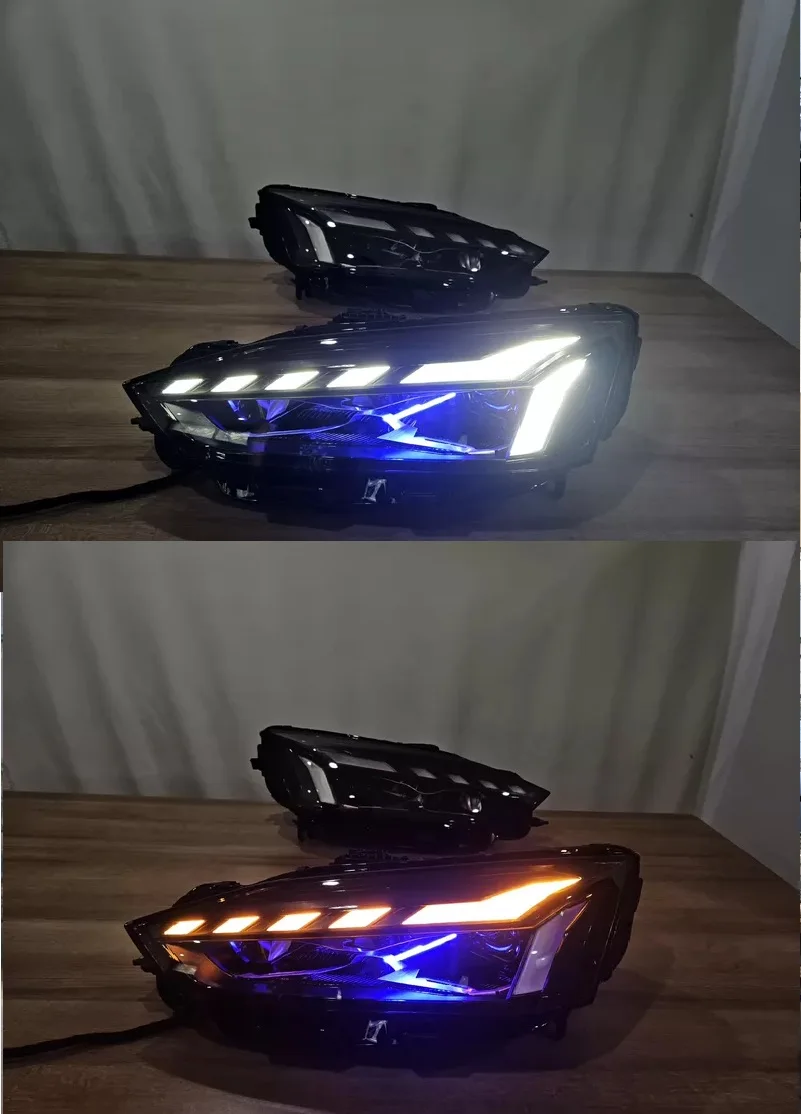 

Suitable for the 2004-2011 BMW 1 Series E87 headlight assembly. Modified with the "Jawline" style dual-color LED daytime running