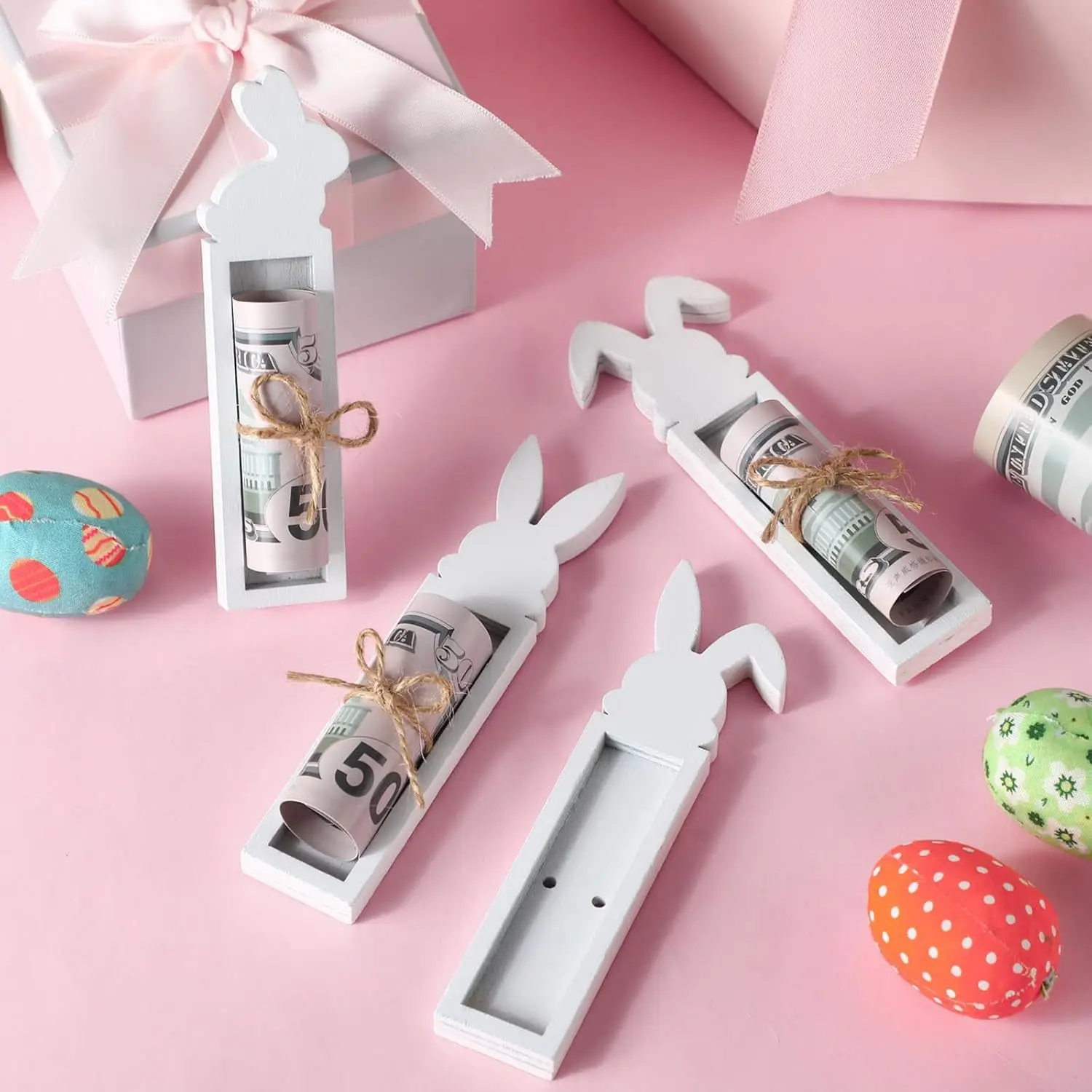 

4 шт., силиконовая форма для подставки для пасхального кролика, подарочная штукатурка, форма для капель, силиконовая форма для пасхального кролика - 4-полая смола Casti