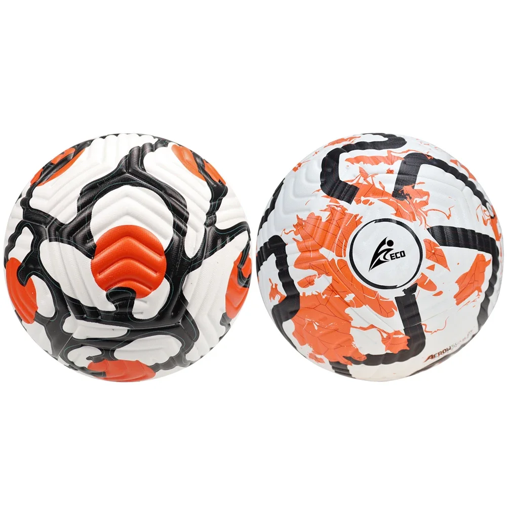 

Unisex Soccer Ball Stylish All-Weather Football Ball Soft-Touch PU Even Pressure for Training & Matches Suitable for All Grounds