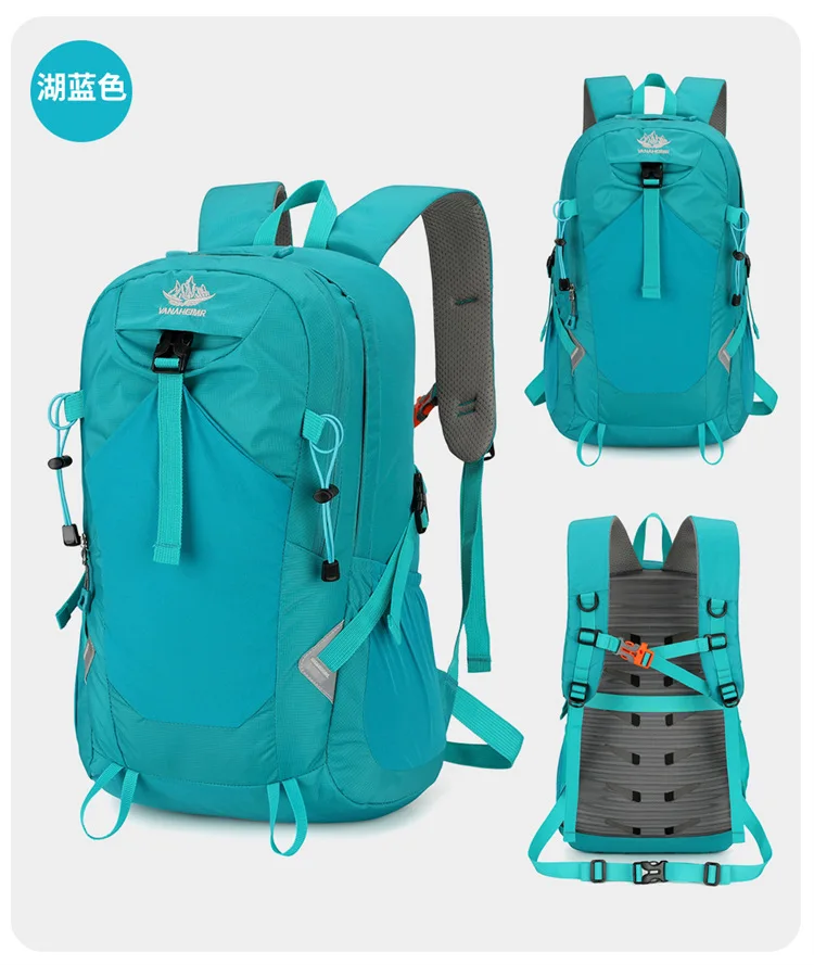 20-35L Outdoor-Wanderrucksack mit großem Fassungsvermögen, Unisex, Camping, Freizeit, Trekking, wasserdichte Sporttasche, City Wildness, Nylon, atmungsaktiv – Detail 27