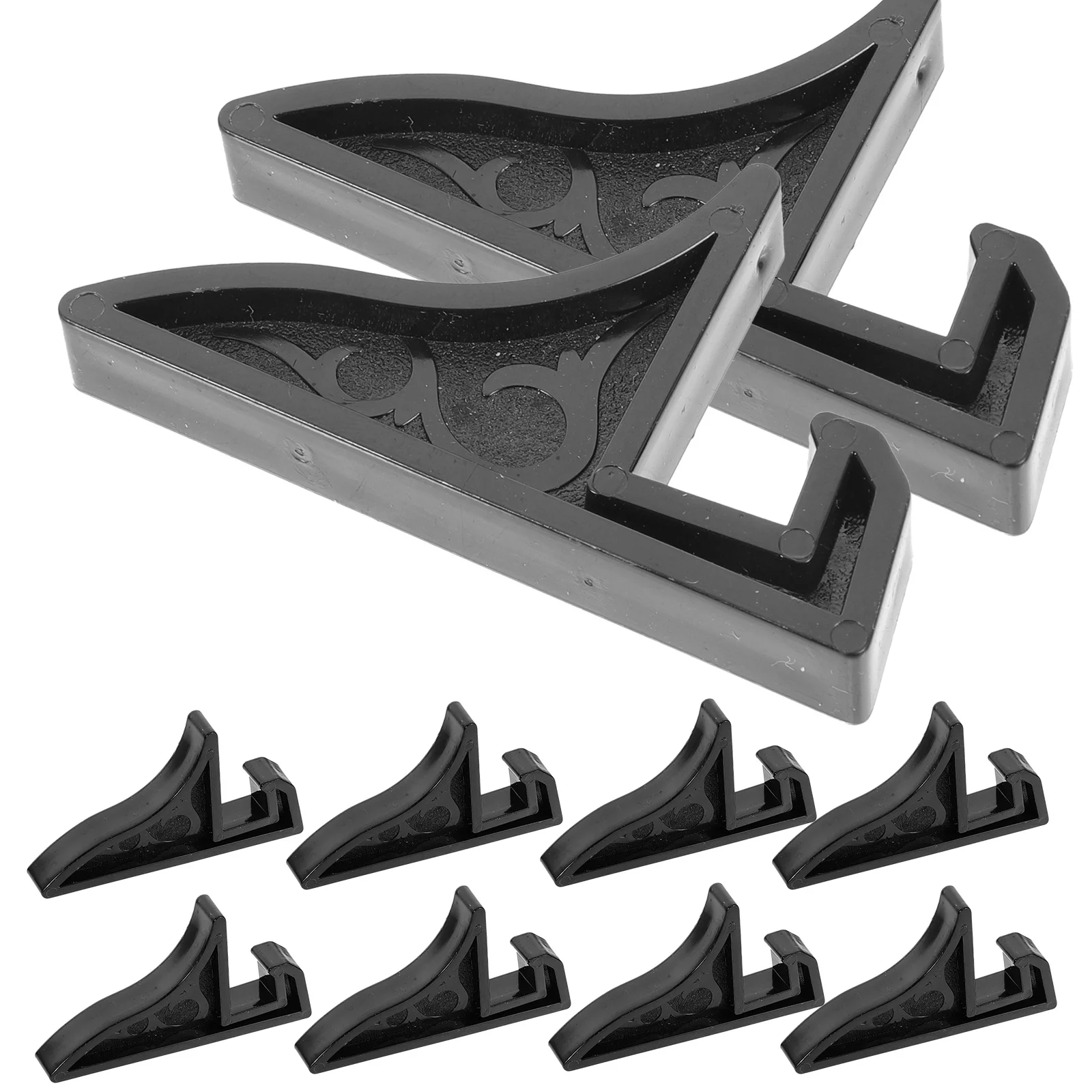 10Pcs Photo Frame Stand Multi-Functional Plastic Easel Display Base Certificate Holder Desktop Display Pedestal Support