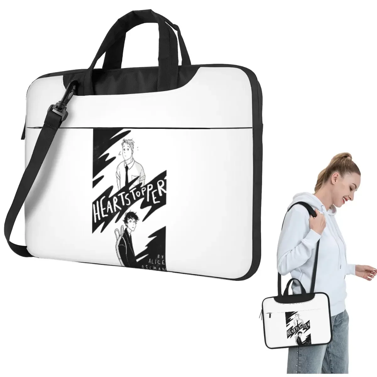 

Heartstopper Crossbody Laptop Bag Case Computer Bag 13 14 15.6 Inch Notebook Pouch for Macbook Pro