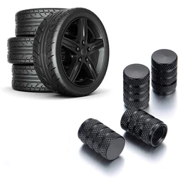 4PCS High-Quality Aluminum Valve Stem Caps - Universal Fit for Car/Truck Wheels - Rustproof Tire Air Valve Dust Covers