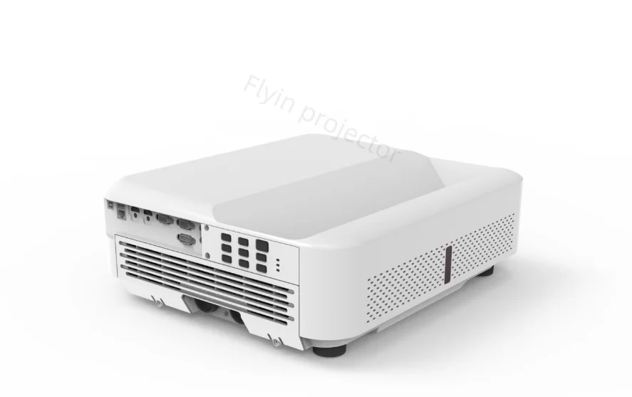 FLYIN Ultra Short Throw 4500 ANSI Lumens Cinema Educational Business Classroom Meeting Room 3lcd Laser 4K Projector