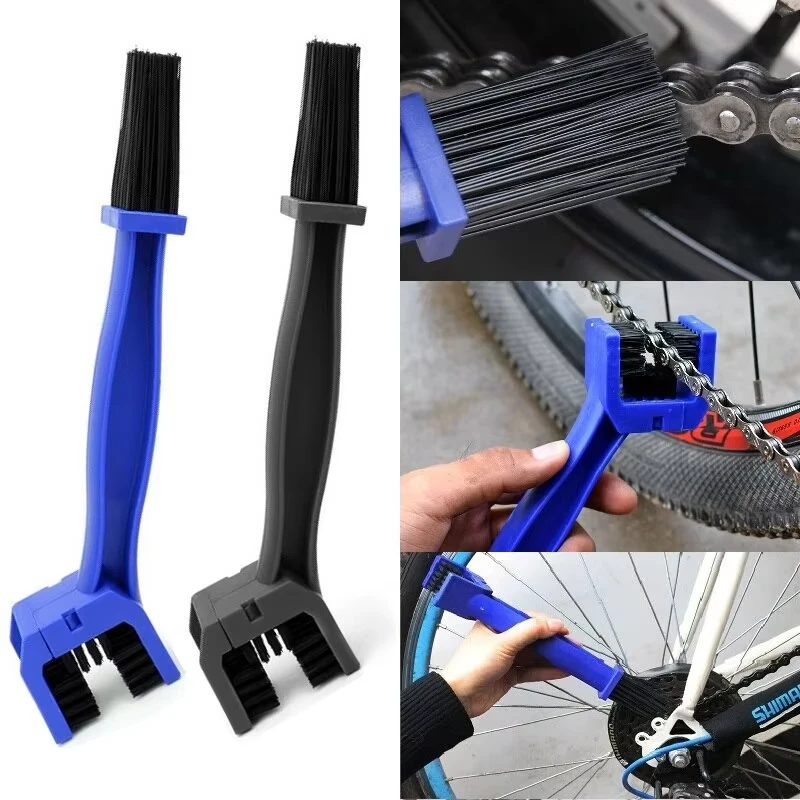 Motorcycle Cover Chain Brush Cleaner Portable Chain Clean Motorcycle Road Bike Chain Clean Brush Motor Chain Maintenance Tool