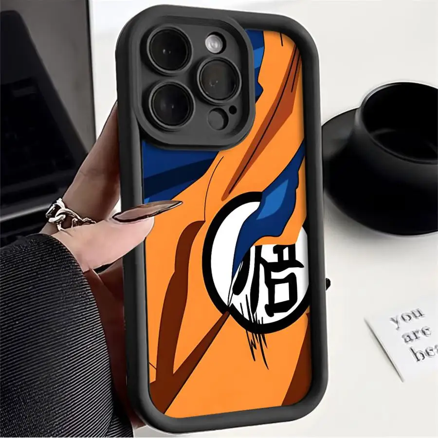 Goku Martial Arts Uniform Case for iPhone 16e 17 Air XS Max 15 16 14 Plus XR 13 12 11 Pro Max Soft Cover view 2