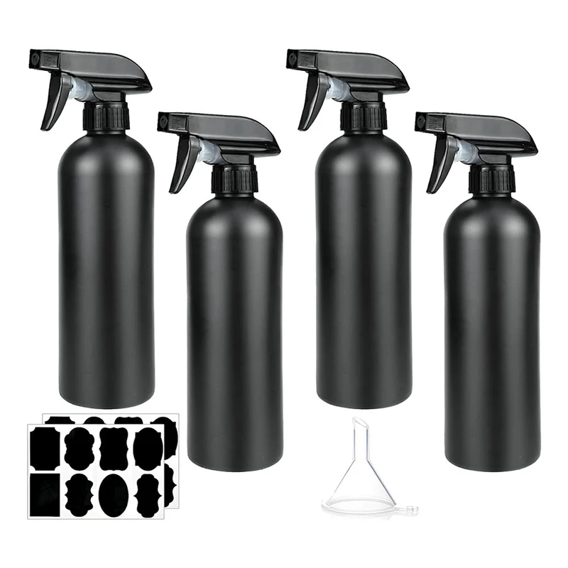 Pack Of 4 Spray Bottles Hairdressing Spray Bottles Plant Spray Bottle 500 Ml For Hair,Cleaning