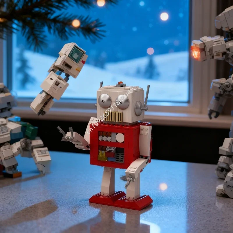 

Набор для сборки модели робота-трансформера MOC из 306 деталей: развивающий конструктор, идеальный подарок на Рождество и День рождения для детей