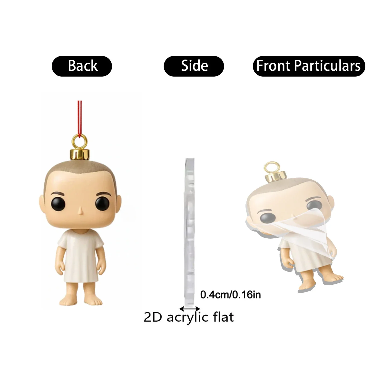Stranger Christmas Set - 2d Acrylic Ornament & Collectible Advent Calendar | The Ultimate Fan Bundle for Exclusive Tv Show Merch