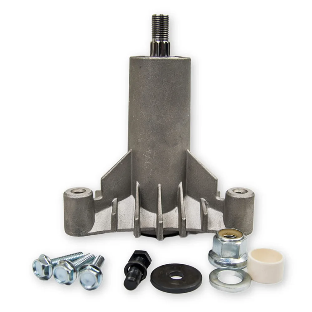 Replacement Spindle Assembly for Craftsman LT1000 LT2000 LTX1000 For Poulan Mowers Pre Greased with Full Installation Kit