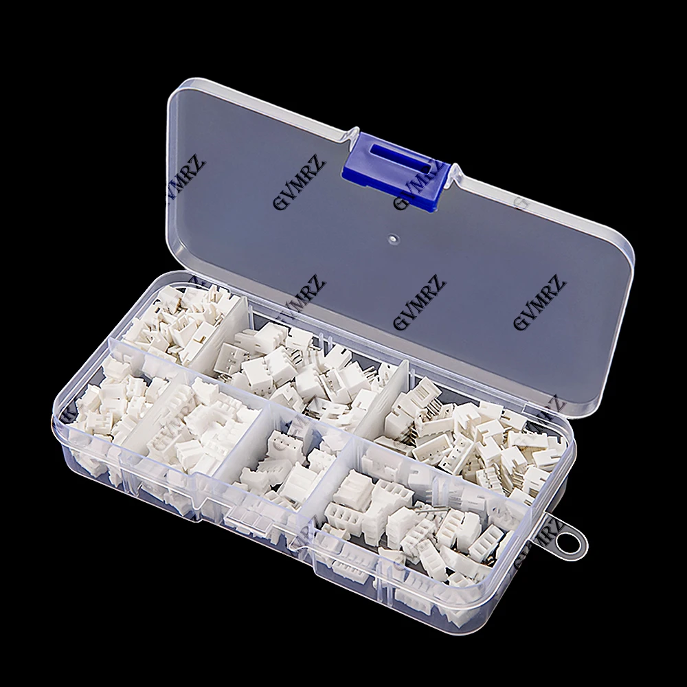 180PCS 2-4P PH2.0 JST Male Female Plug Socket PH 2.0mm Connector kit Straight Pin 2P 3P 4P Pitch 2.0mm